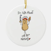 Nuts Over Nursing T-shirts en geschenken Keramisch Ornament (Voorkant)