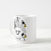 Nuttall Family Crest Koffiemok (Voorkant links)