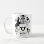 Nuttall Family Crest Koffiemok (Links)