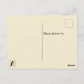 Nutteloos als de T in Pinot Grigio Funny Wine Briefkaart (Achterkant)