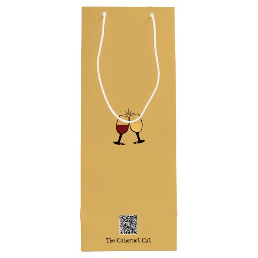 Nutteloos als de T in Pinot Grigio Grappig Wijn Cadeautas (Achterkant)