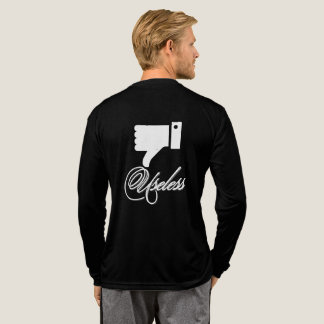 Nutteloze scriptillustratie Tri-Blend shirt