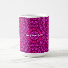 Nuttig abstract mandala kunstpatroon cadeau koffiemok