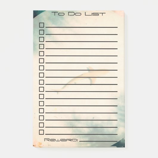 Nuttig om lijst te doen | Jonge haai | Foto Post-it® Notes (Voorkant)