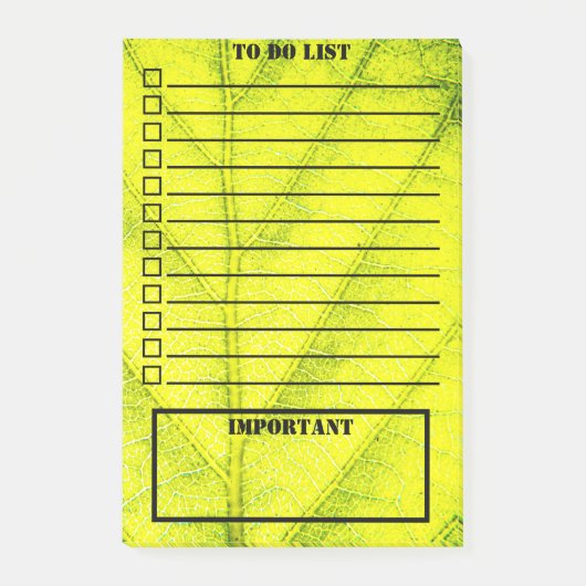 Nuttig om lijst te doen | Leiding van trilgroen le Post-it® Notes (Voorkant)