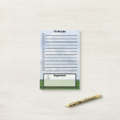 Nuttig om lijst te doen | Velden van Saskatchewan  Post-it® Notes (Op bureau)