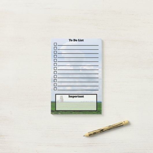 Nuttig om lijst te doen | Velden van Saskatchewan  Post-it® Notes (Op bureau)
