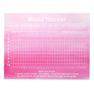 Nuttige bloedcontrole voor bipolaire stoornissen notitieblok