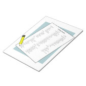 Nuttige Camping Verpakking Checklist Notitieblok (Schuin)