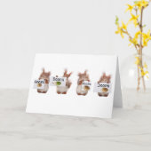 Nuttige eekhoorns kaart (Gele Bloem)