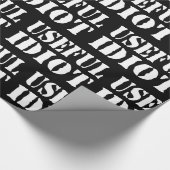 NUTTIGE IDIOOT CADEAUPAPIER (Hoek)