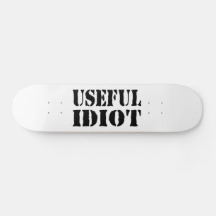NUTTIGE IDIOOT PERSOONLIJK SKATEBOARD