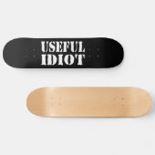 NUTTIGE IDIOOT PERSOONLIJK SKATEBOARD (Horizontaal)