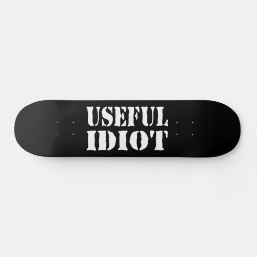 NUTTIGE IDIOOT PERSOONLIJK SKATEBOARD (Horizontaal)