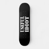 NUTTIGE IDIOOT PERSOONLIJK SKATEBOARD (Voorkant)