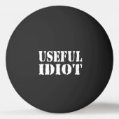 NUTTIGE IDIOOT PINGPONGBAL (Voorkant)