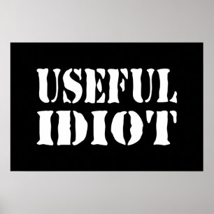 NUTTIGE IDIOOT POSTER