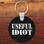 NUTTIGE IDIOOT SLEUTELHANGER (Achterkant)