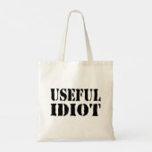 NUTTIGE IDIOOT TOTE BAG (Achterkant)