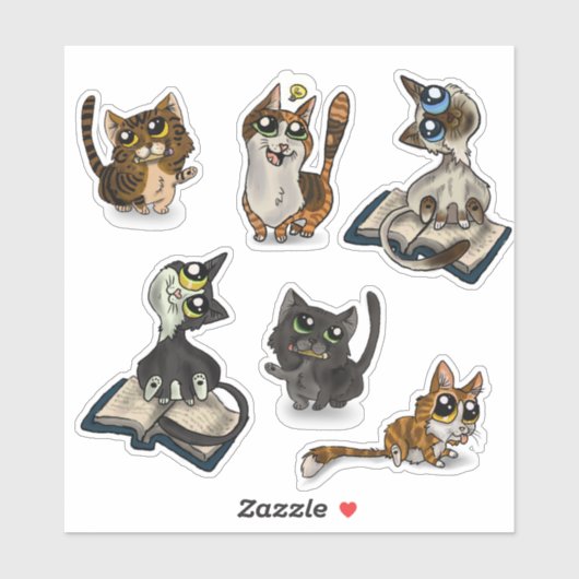 Nuttige Katten Sticker (Vel)