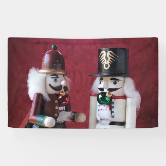 Nuttige krakers met sierstoffen spandoek (Horizontaal)