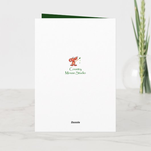 Nuttige maar niet zoete kerstkerstkermis feestdagen kaart (Achterkant)