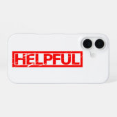 Nuttige Stempel iPhone 16 Hoesje (Achterkant horizontaal)