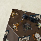 Nuttige studiecatten strandlaken (In situ)