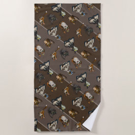 Nuttige studiecatten strandlaken