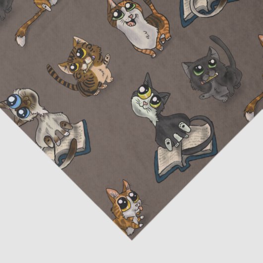 Nuttige studiecatten tissuepapier (Detail)