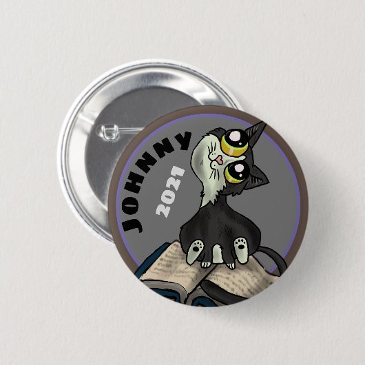 Nuttige studiepunten op maat ronde button 5,7 cm (Voorkant /achterkant)