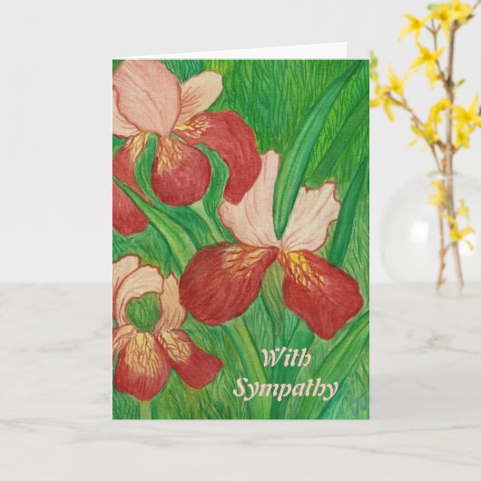 Nuttige sympathikaart kaart (Gele Bloem)