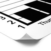 Nuttigheid van aangepast poster voor vingerafdrukk (Hoek)