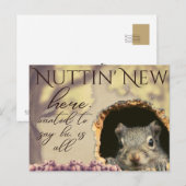 Nuttin' Nieuwe Eekhoorn -stijl Briefkaarten (Voorkant / Achterkant)
