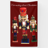 "Nutty about Chrstmas" Spandoek (Verticaal)