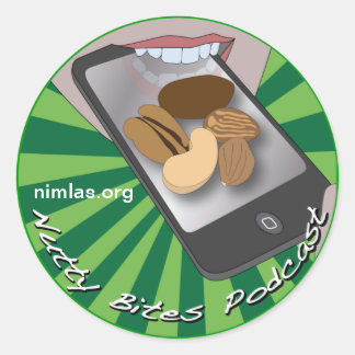 Nutty Bites Button Ronde Sticker