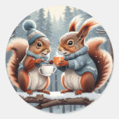 Nutty Buddies Ronde Sticker (Voorkant)