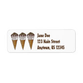 Nutty Buddy Chocolate Ice Cream Peanut Cone Labels (Voorkant)