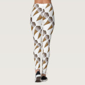Nutty Buddy Vanilla Ice Cream Cone Foodie Leggings (Achterkant)
