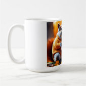 "Nutty Delight: Eekhoornthee nemen Print Mok" Koffiemok (Links)