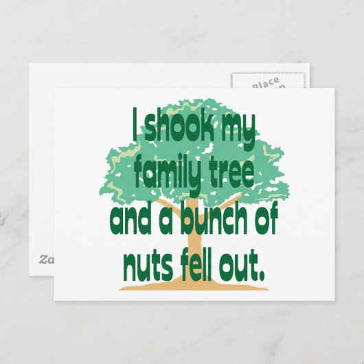 Nutty Family Briefkaart (Voorkant / Achterkant)