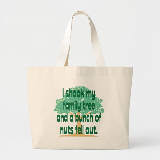 Nutty Family Grote Tote Bag (Voorkant)