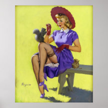 Nutty Friend Pin Up