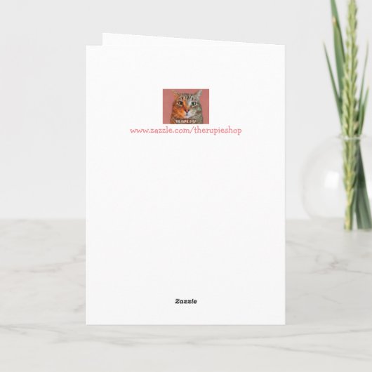 Nutty Goose Cancer Support Kaart (Achterkant)