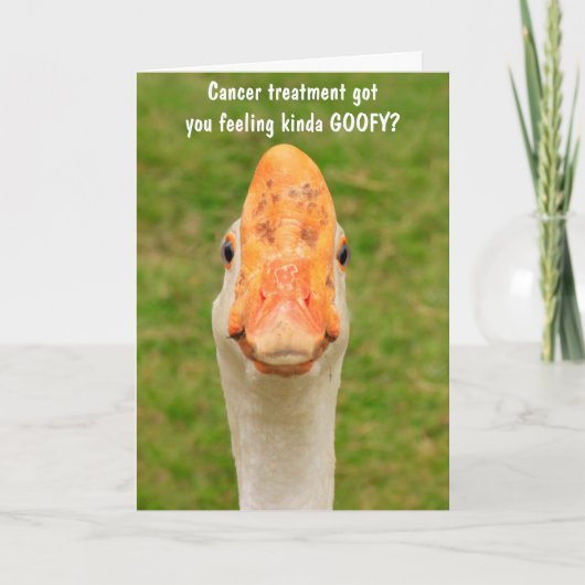 Nutty Goose Cancer Support Kaart (Voorkant)
