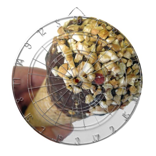 Nutty Ice Cream Cone Dartbord (Voorkant)