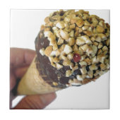 Nutty Ice Cream Cone Tegeltje (Voorkant)