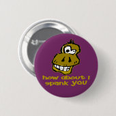 Nutty Monkey... hoe zit het met jou? Ronde Button 5,7 Cm (Voorkant /achterkant)