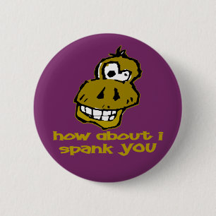 Nutty Monkey... hoe zit het met jou? Ronde Button 5,7 Cm