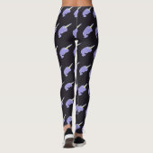 Nutty Narwhals Leuke Onderzeese Dierlijke Cartoon Leggings (Achterkant)